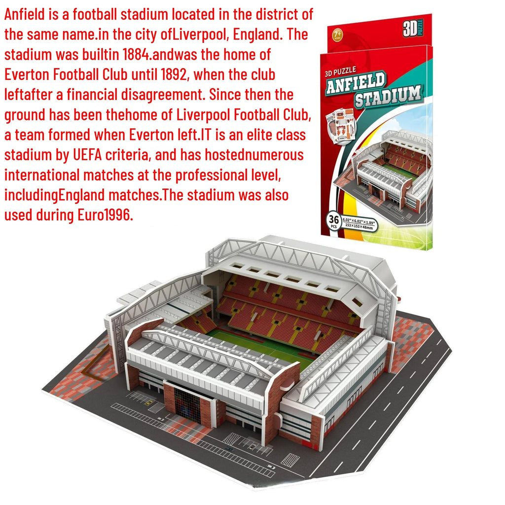 3D paper stadium puzzle model for passionate  football fans to fight with your home team