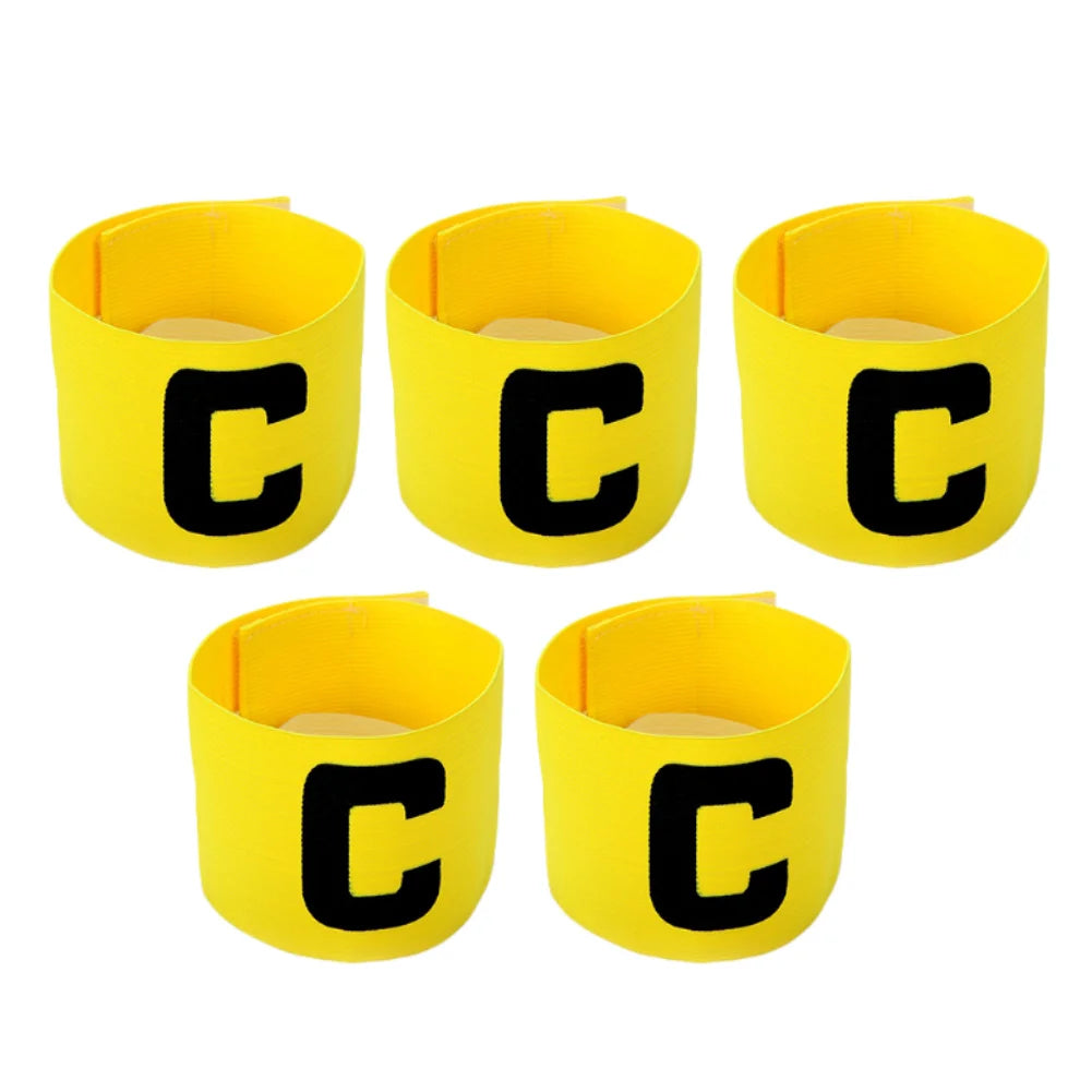 1-10PCS Kid Adults Football Captain Armband Football Training Equipment Soccer Arm Band Team Grouping Armband C Armband