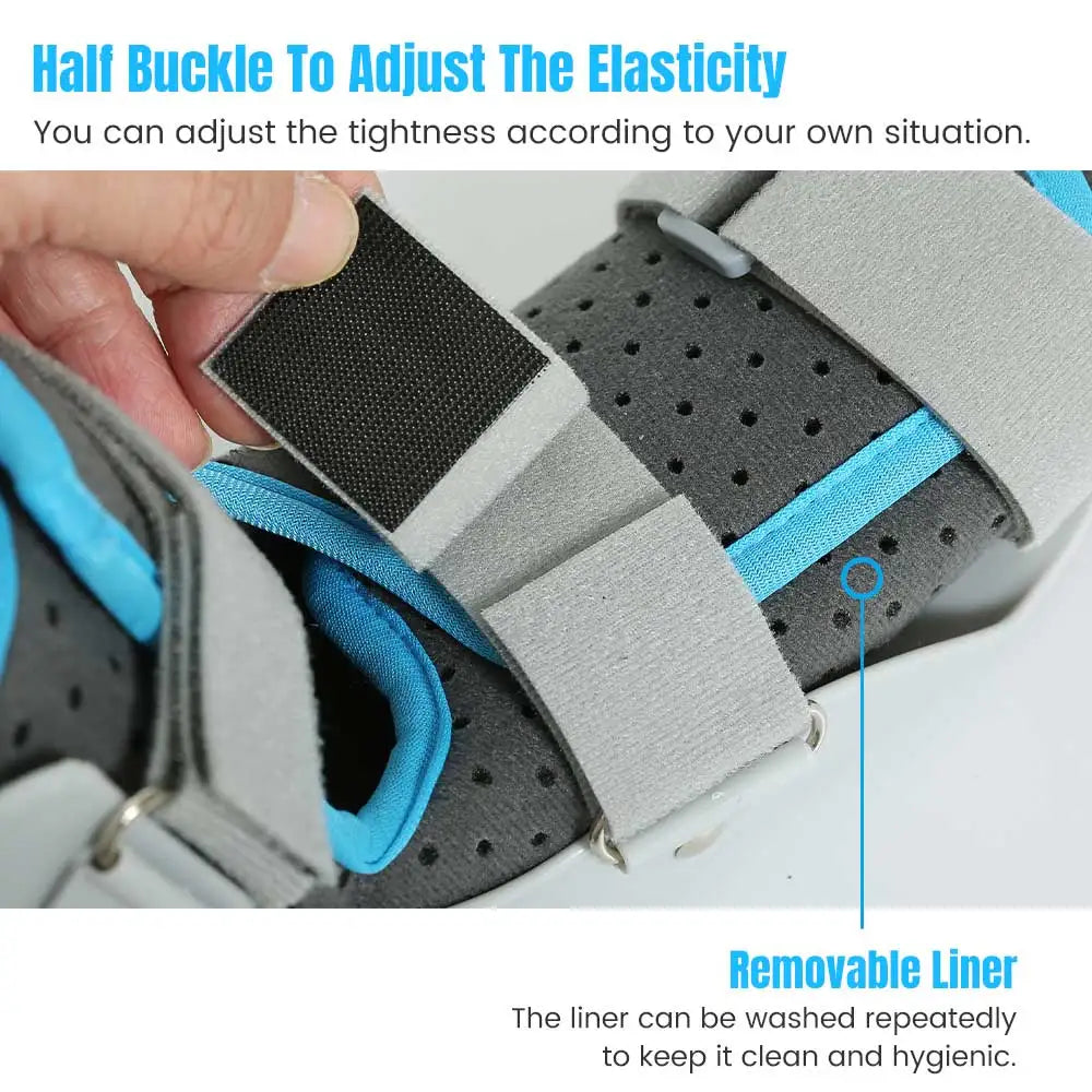 Ankle Stabilizer Injury Sprain Recovery Adjustable Ankle Fixation Brace Foot Drop Orthosis Postural Correct Rehabilitation Brace