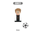 Soccer World Famous Football Players Figurine Mini Action Building Block Toy Kids Gifts