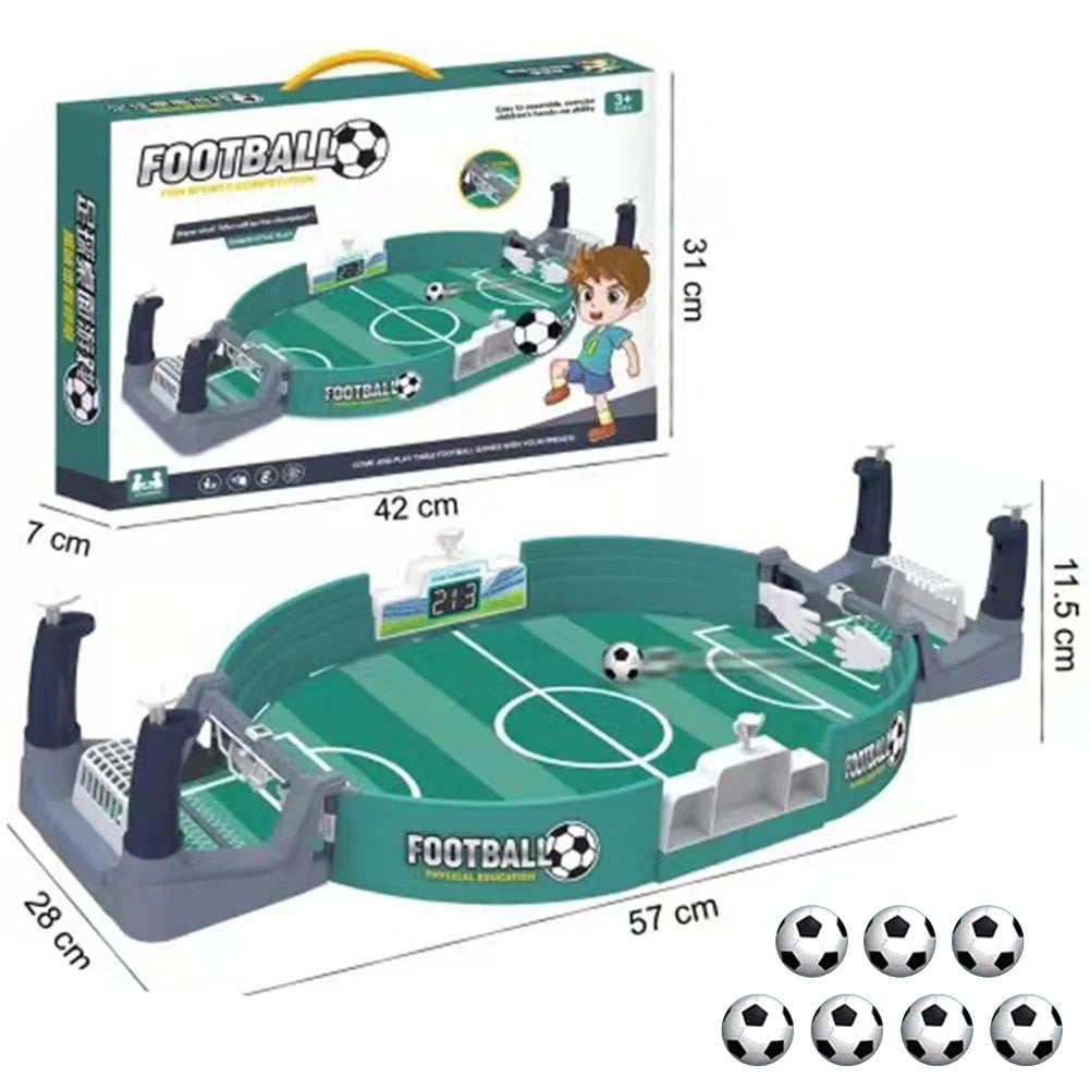 Portable Parent-child Interactive  Mini Table Soccer Sports with 2/4/7 Footballs Soccer Arcade Games Physical Education