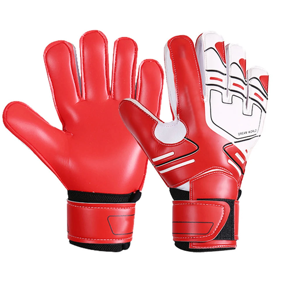 Professional Goalkeeper Gloves Men Women Adults Kid Football Soccer Goalie Gloves Non-slip Thicken Latex Glove Finger Save Guard