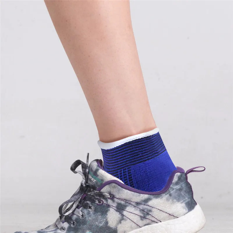 1 Pair Super Soft Ankle Support Protection Gym Running Protection Foot Bandage Elastic Ankle Brace Guard Sport Fitness Support