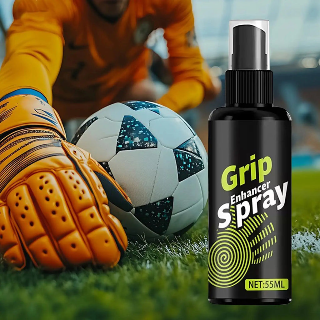 Goalie Glove Glue 55ml Anti-Slip Grip Enhancer Glue Grip Spray for Football Gloves for Soccer Volleyball Baseball Boxing Golf
