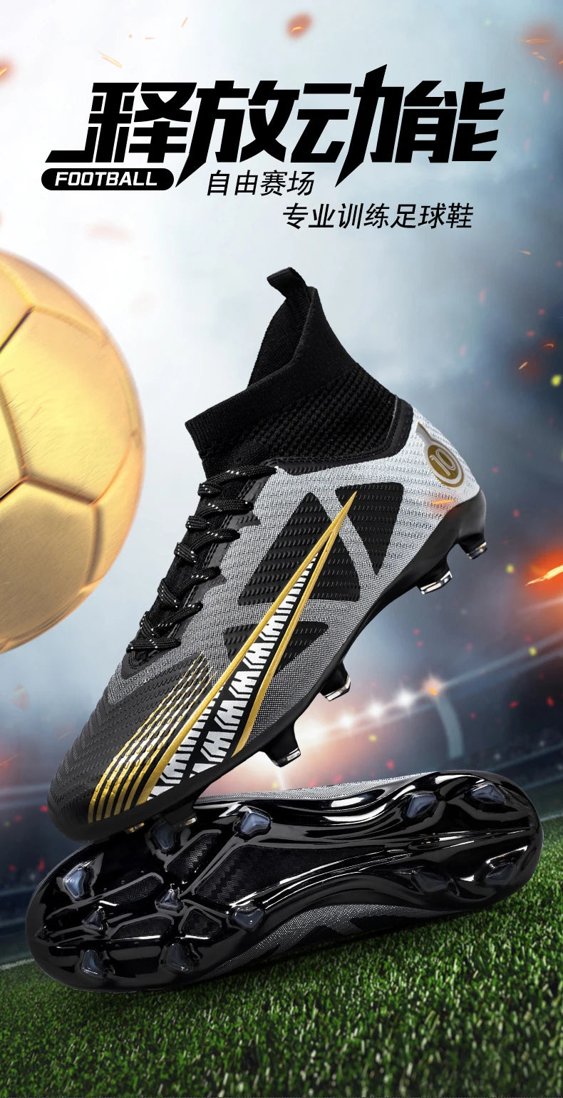 Professional Football Boots Men Soccer Shoes Society Football Cleats Ultralight Training Soccer Sneakers Men Outdoor Sports Shoe