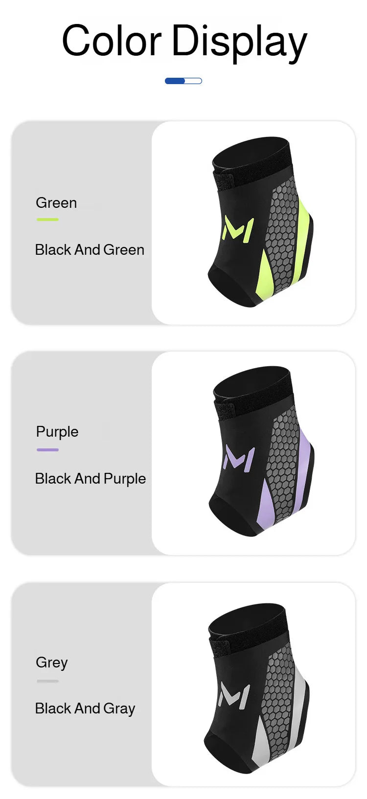 Ankle Brace for Men &amp; Women Football Running Anti-Sprain Compression Support Sports Ankle Guard Protector Warm