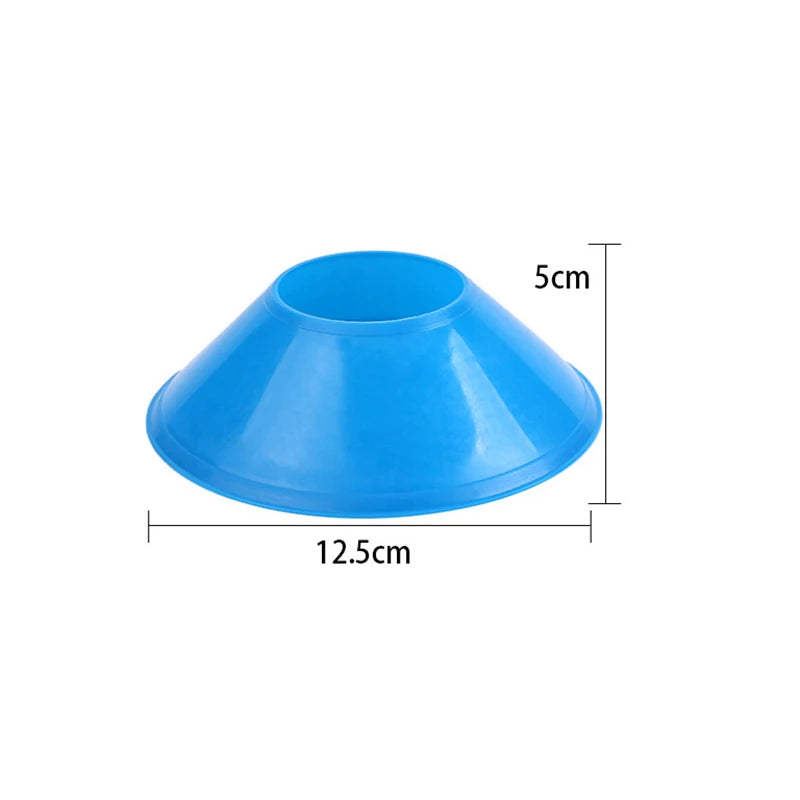 10pcs  Mini Soccer Cones Durable Soccer Training Discs  Cone Set Football Training Equipment For Kid Adults Disc Cones