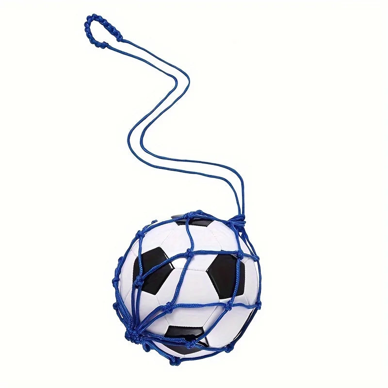 1pc football kicking trainer net bag portable durable nylon soccer net pocket without ball