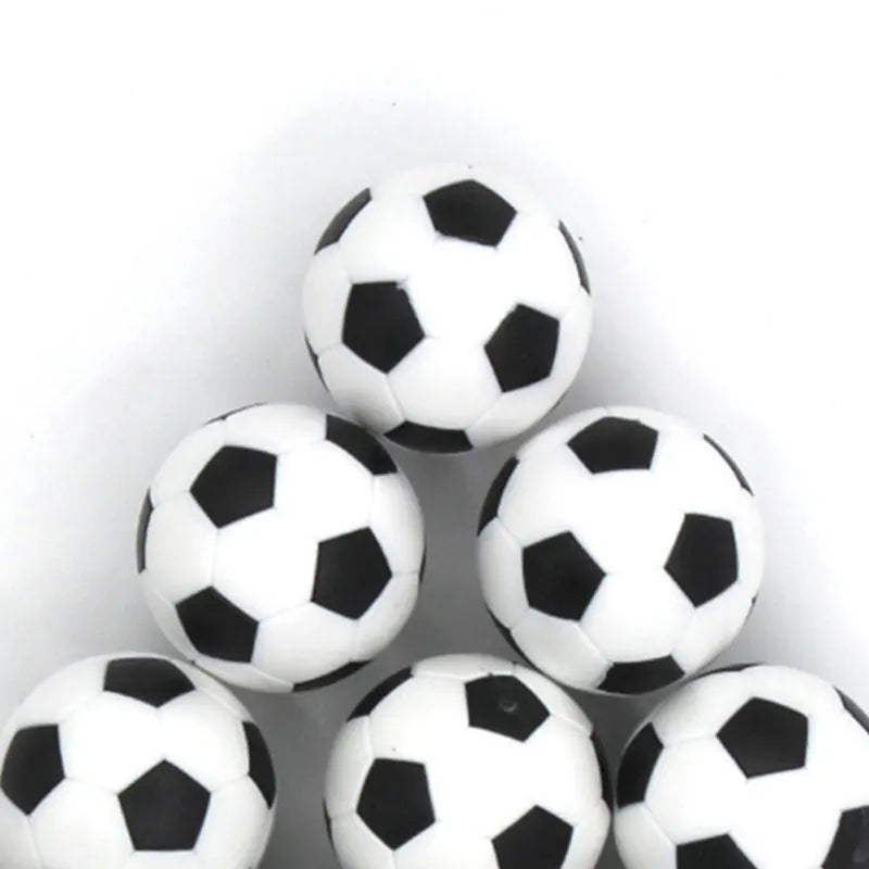 6pcs Mini Foosball Table Foosball Soccer Replacement Footballs 23mm Childrens Replaceable Soccer for Interactive Board