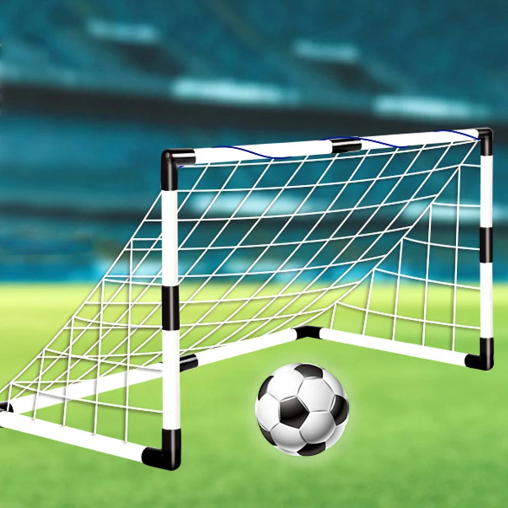 Mini Football Goal with Pump & Ball Football Goal Sports Toy Indoor Outdoor Kids Soccer Goal Football Sport Accessories