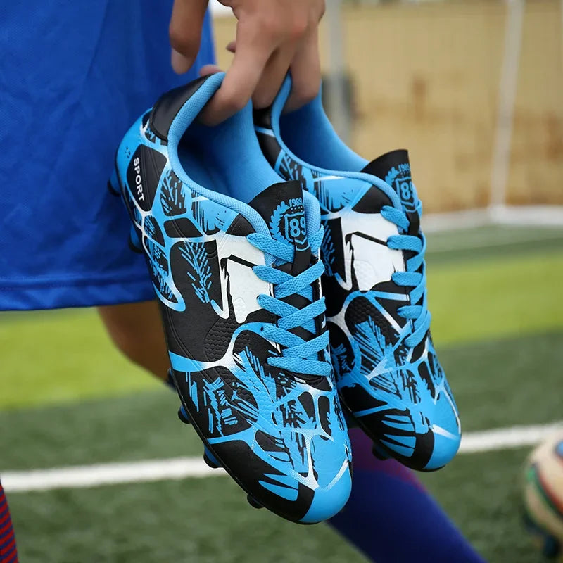 New Men Soccer Shoes Kids Cleats Grass Adult Professional Football Boots Ultralight Non-Slip Boys Training Shoes Drop 31-43