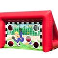 Inflatable football target kick goal
