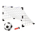 Mini Football Goal with Pump & Ball Folding Soccer Goal Weather Resistant Foldable Football Goal Post Football Sport Accessories