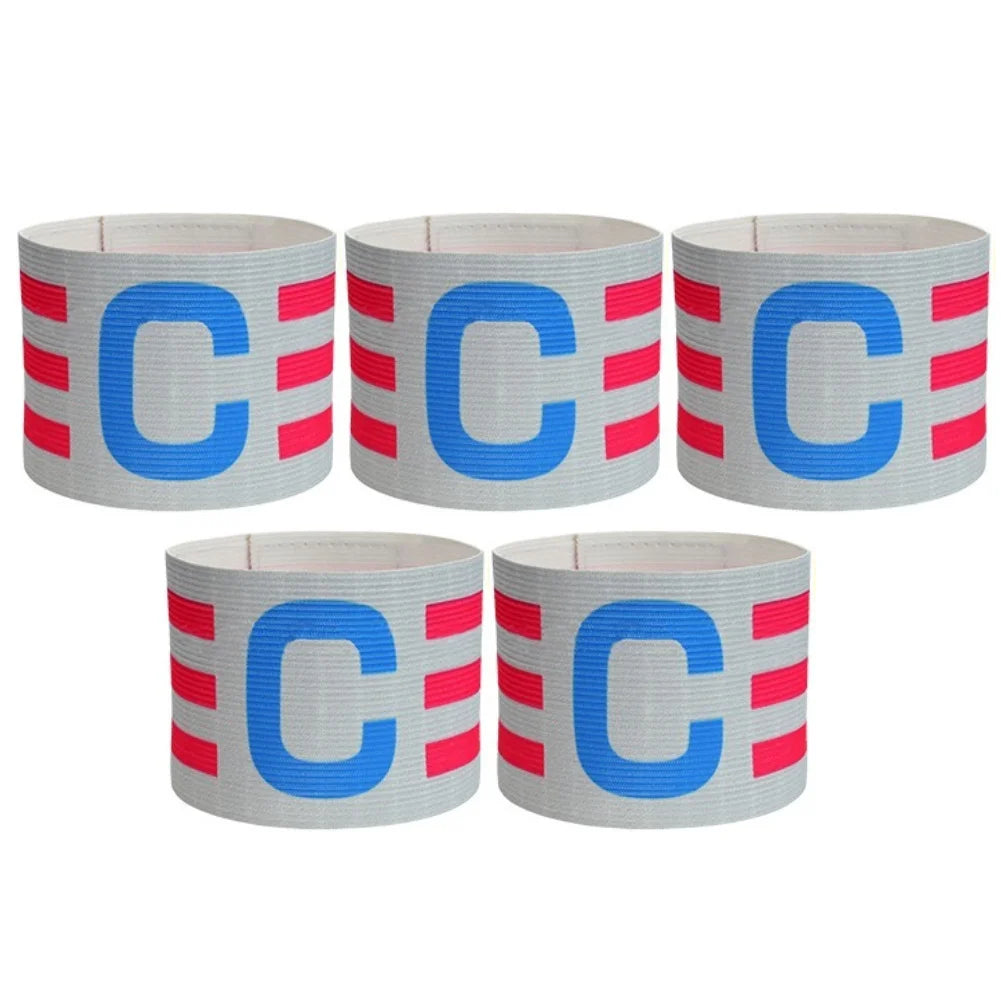 1-10PCS Kid Adults Football Captain Armband Football Training Equipment Soccer Arm Band Team Grouping Armband C Armband
