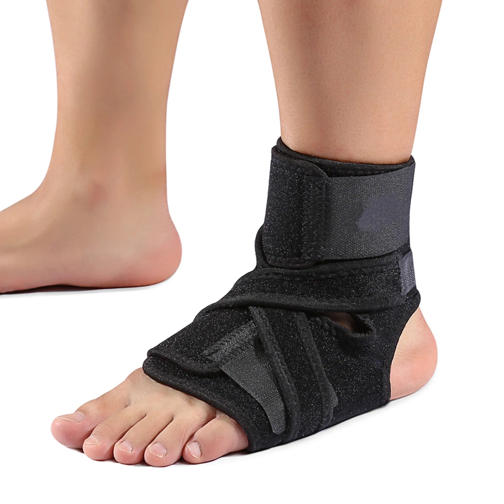 Foot Drop Ankle Brace Support Breathable Adjustable Compression Drop Foot Stabilizer Ankle Sleeve