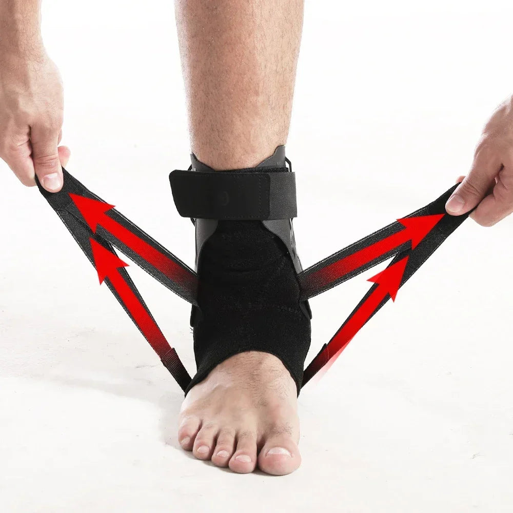 Ankle Brace for Sprained Ankle Support with Side Stabilizers for Men Women Ankle Splint Stabilizer Recovery Tendonitis