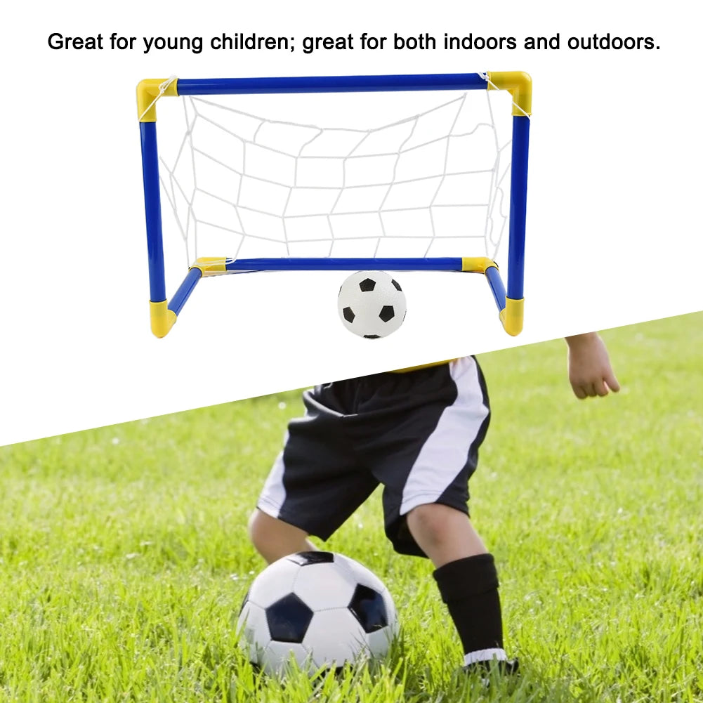 1pc Football Goal Post Frame Set Inflatable Football Lightweight Portable 447X250X323Mm Plastic Team Sports Soccer Accessories