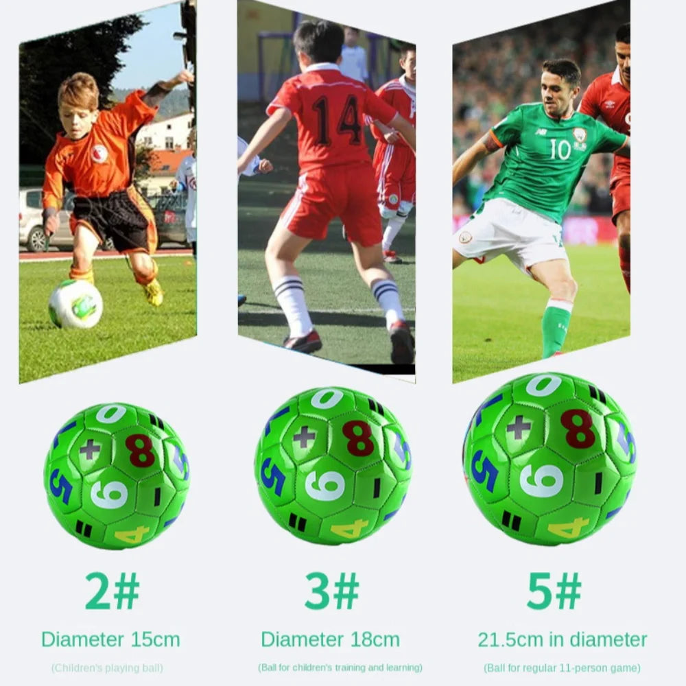 Lightweight 15cm Mini Football Kids Small Children's Toy Football Preschool Number Letter Ball Primary School