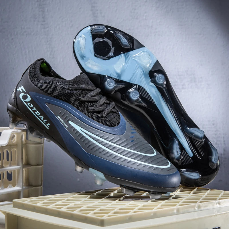 New Men Football Boots Ankle Professional Non-Slip TF/FG Soccer Shoes Boys Sneakers Match Comfortable Sports Shoes Unisex