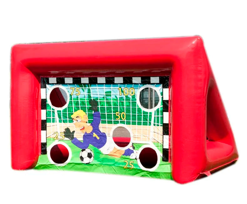 Inflatable football target kick goal
