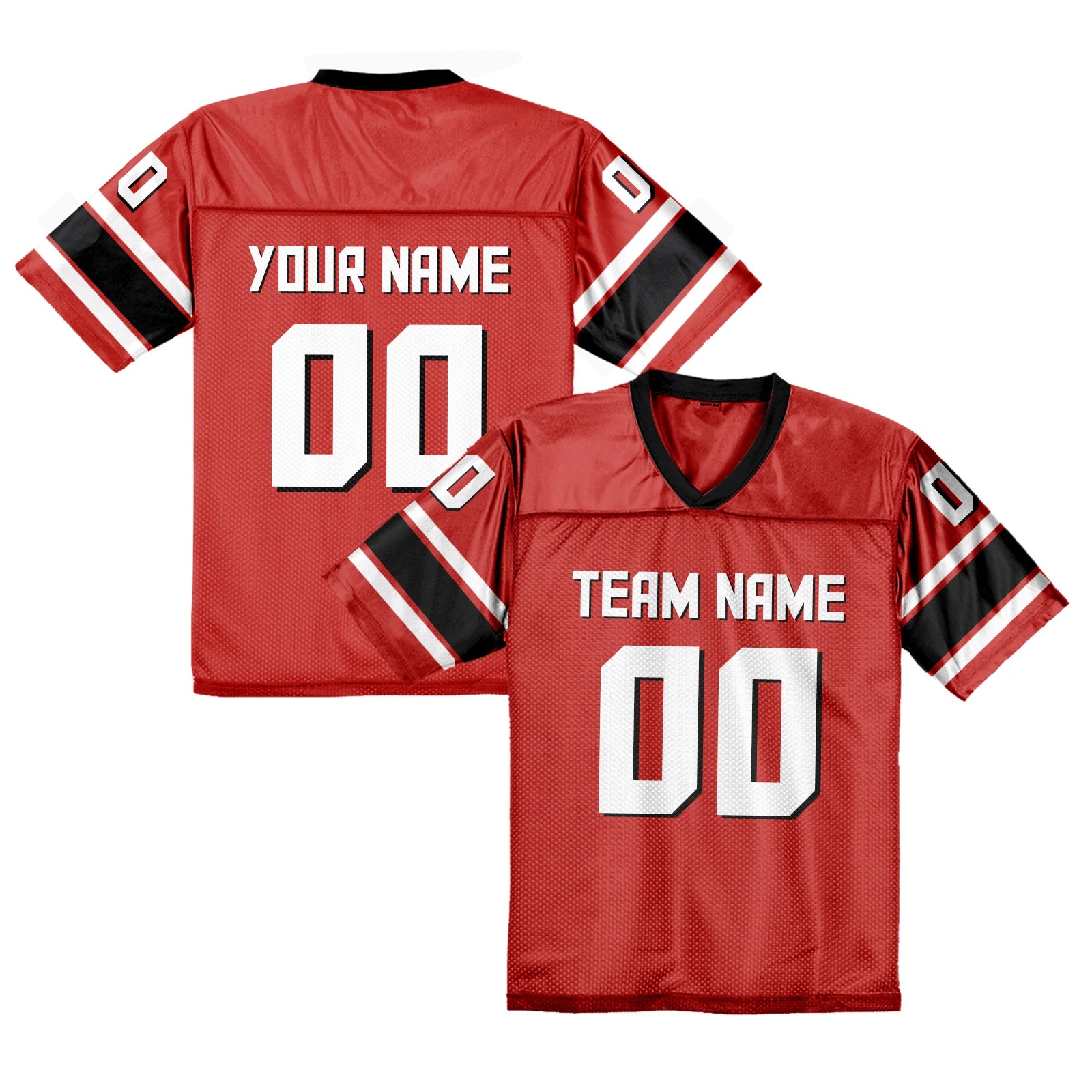 Custom American Football Shirt Pink Personalized Printed Football Jersey with Team Name Number Fans Gift for Men Women Youth