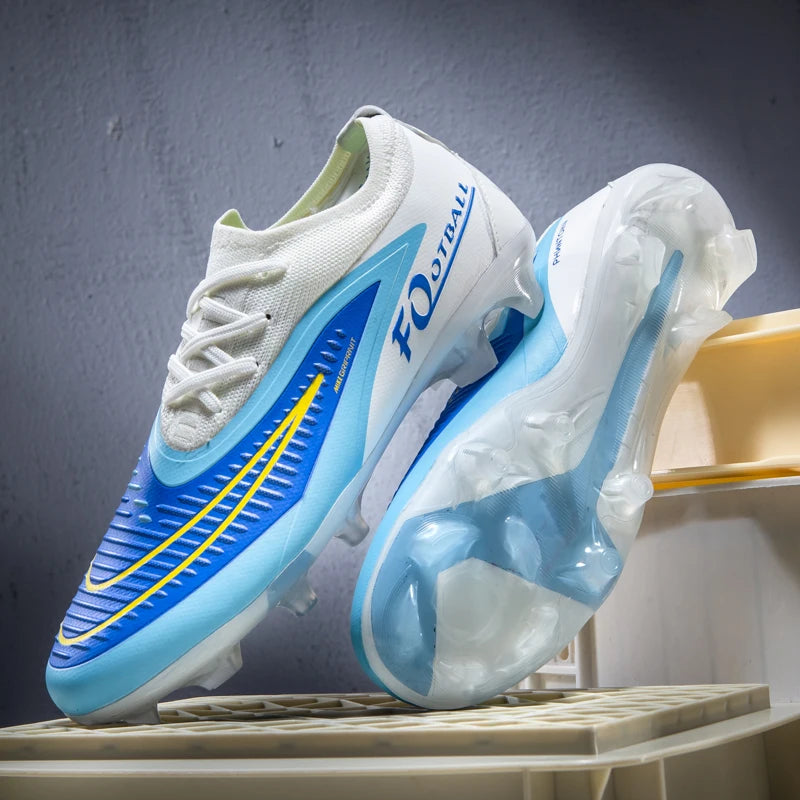 New Men Football Boots Ankle Professional Non-Slip TF/FG Soccer Shoes Boys Sneakers Match Comfortable Sports Shoes Unisex