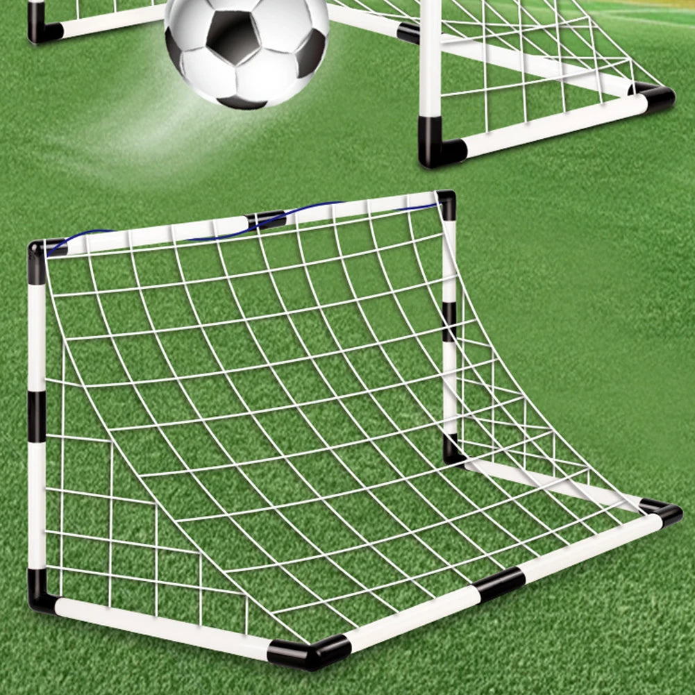 Mini Football Goal with Pump & Ball Football Goal Sports Toy Indoor Outdoor Kids Soccer Goal Football Sport Accessories