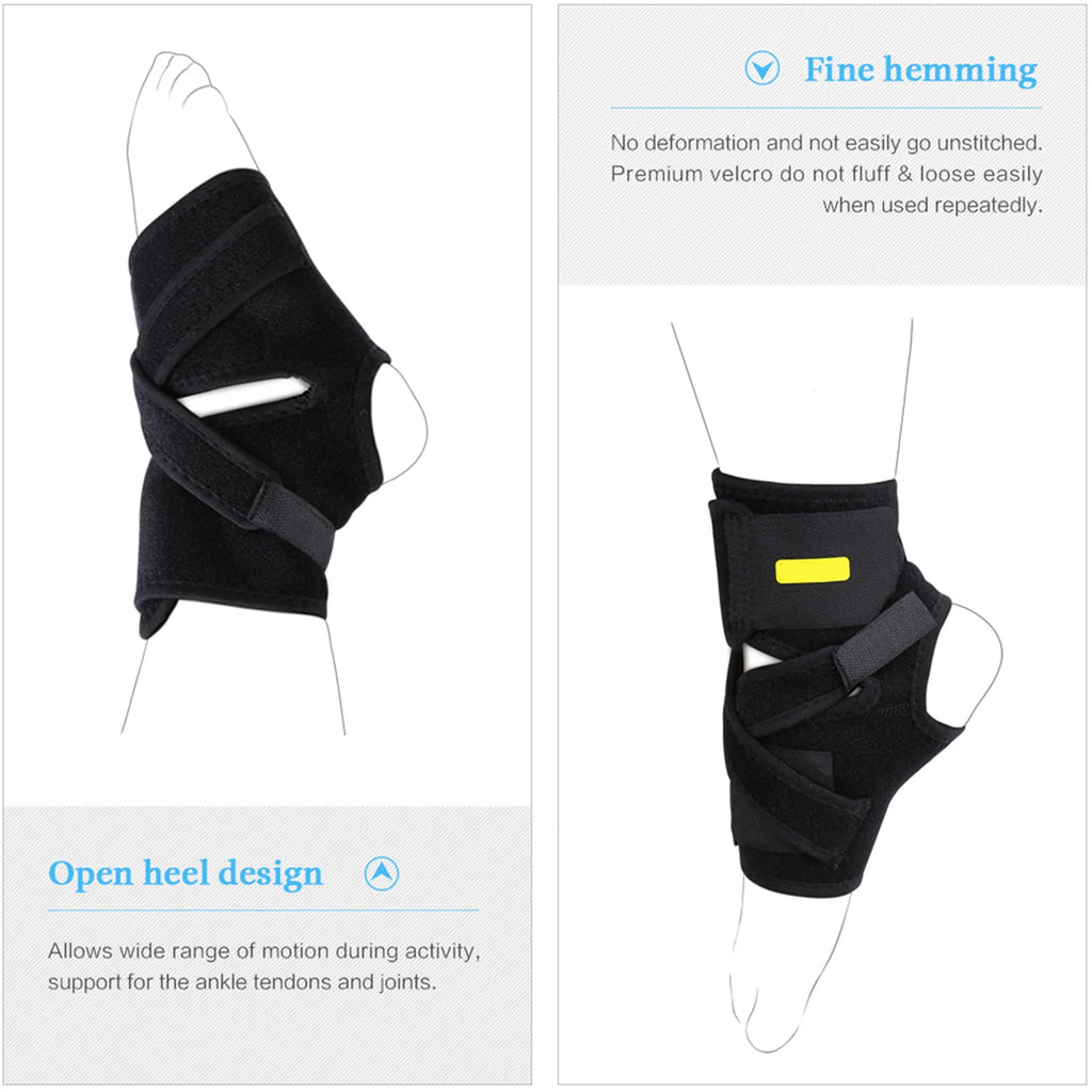 Foot Drop Ankle Brace Support Breathable Adjustable Compression Drop Foot Stabilizer Ankle Sleeve