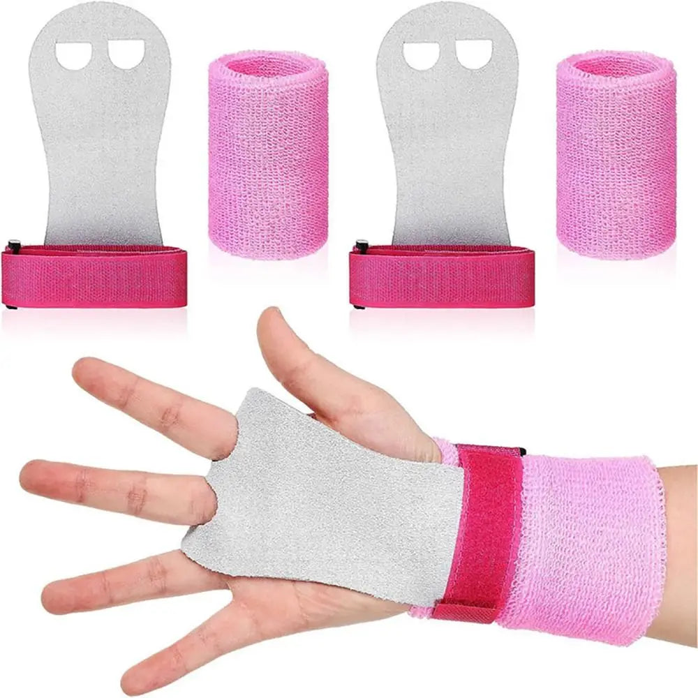 Gymnastics Grips Wristbands Sets for Girls Youth Kids Gymnastic Hand Grips Gymnastic Bar Palm Protection and Wrist Support