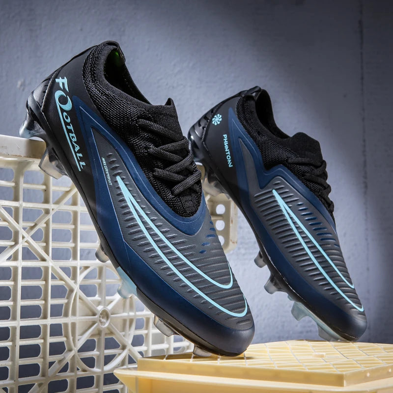 New Men Football Boots Ankle Professional Non-Slip TF/FG Soccer Shoes Boys Sneakers Match Comfortable Sports Shoes Unisex