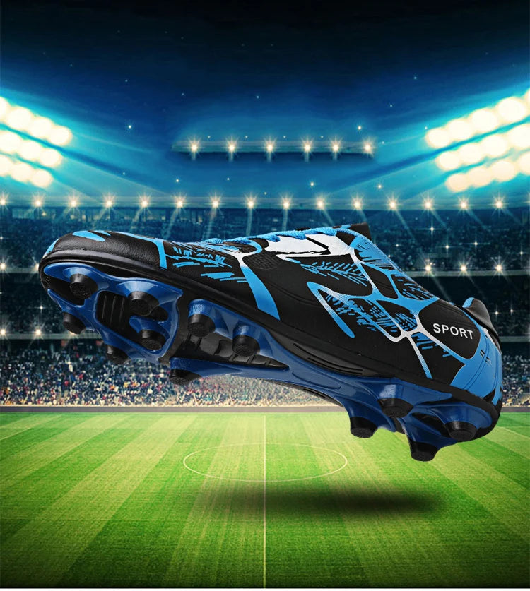New Men Soccer Shoes Kids Cleats Grass Adult Professional Football Boots Ultralight Non-Slip Boys Training Shoes Drop 31-43