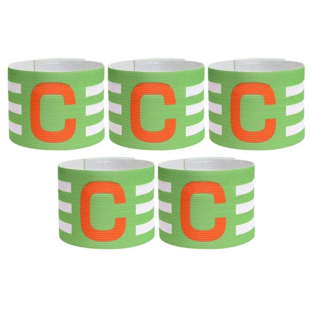 1-10PCS Kid Adults Football Captain Armband Football Training Equipment Soccer Arm Band Team Grouping Armband C Armband
