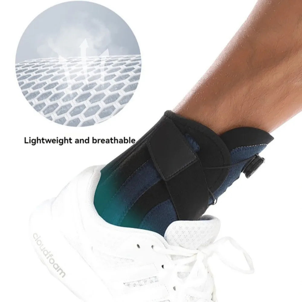 Adjustable Knob Ankle Support Brace Pressurized Support Fixed Sport Ankle Protectors Elastic Fit Breathable Ankles Stabilizers