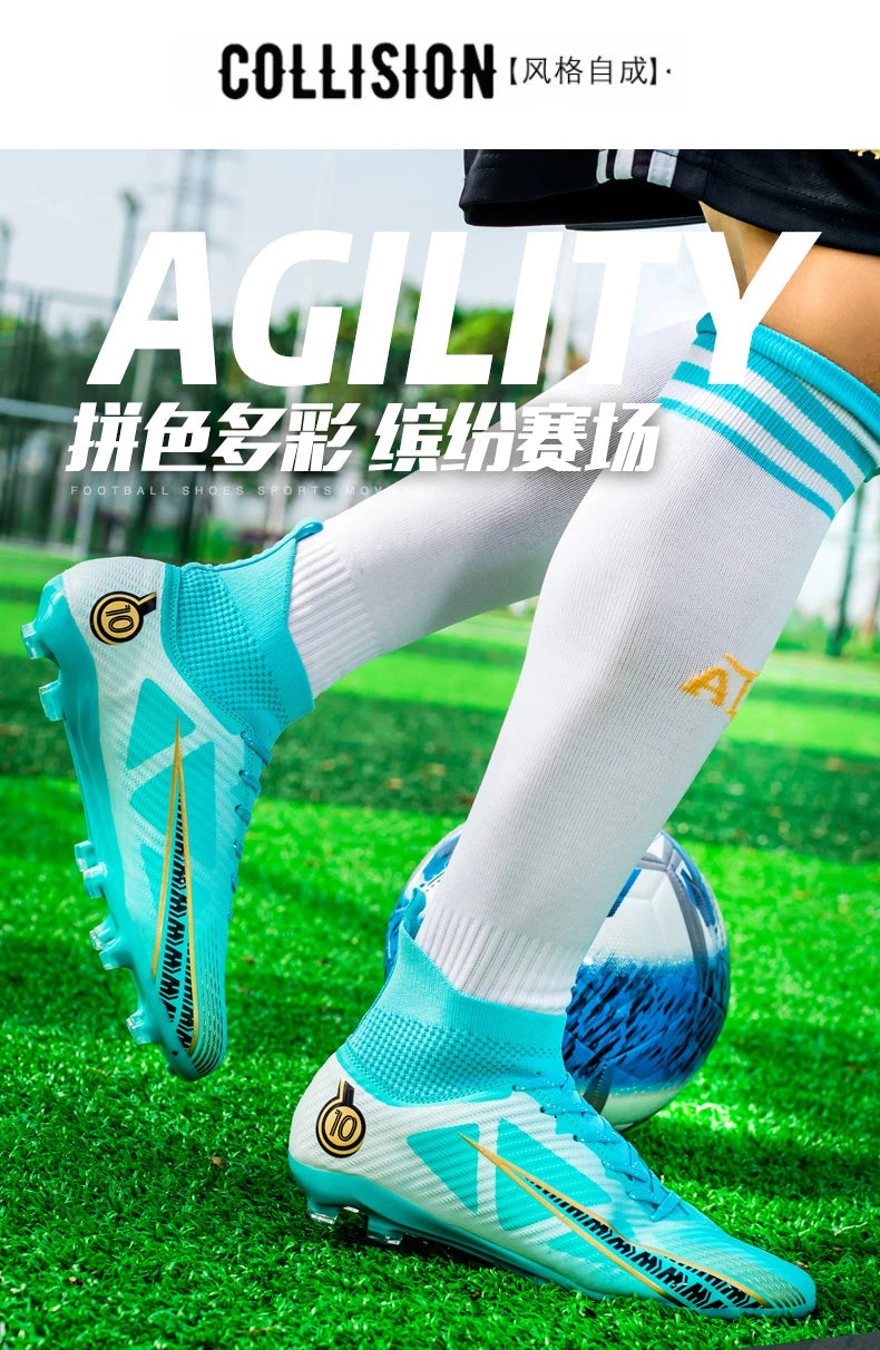 Professional Football Boots Men Soccer Shoes Society Football Cleats Ultralight Training Soccer Sneakers Men Outdoor Sports Shoe