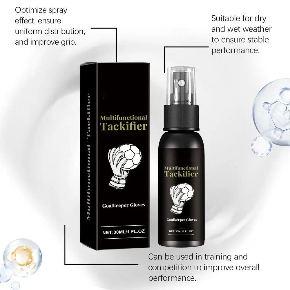 30ml Grip Spray for Football Gloves Safe Goalkeeper Gloves Spray Gloves Wash & Prepare Effective Protective Glove Grip Sprays
