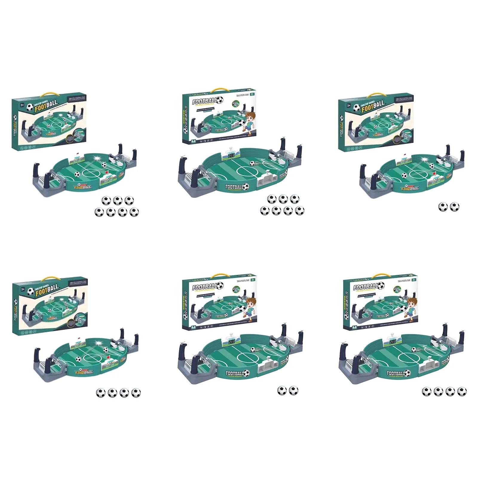 Large Desktop Football Table Children Puzzle Double Competitive Battle Football Board Game Parent-child Interactive Soccer Games