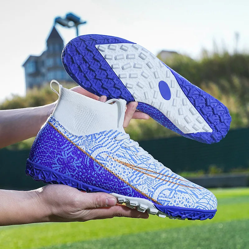 Superfly FG Football Boots Outdoor Soccer Cleats Shoes Soft Sport Professional Shoes Breathable Comfortable Boots Plus Size