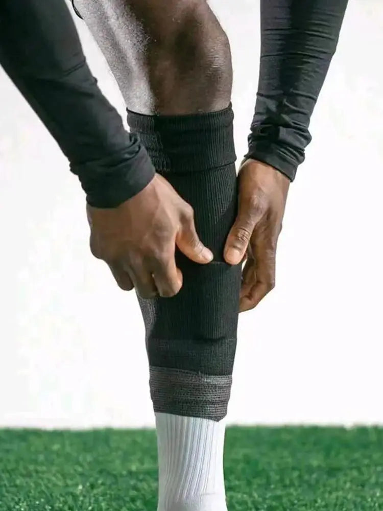 6-Piece Set of Outdoor Sports Football Socks + Shin Guards + Shin Socks + Ankle Guards + Straps + Storage Bag S004593