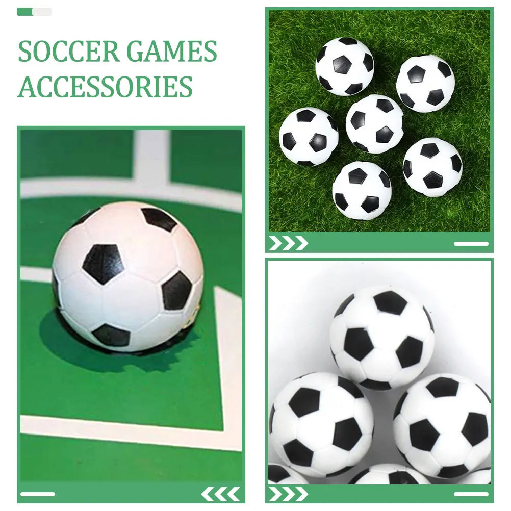 6pcs Mini Foosball Table Foosball Soccer Replacement Footballs 23mm Childrens Replaceable Soccer for Interactive Board