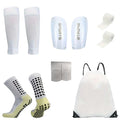 6-Piece Set of Outdoor Sports Football Socks + Shin Guards + Shin Socks + Ankle Guards + Straps + Storage Bag S004593