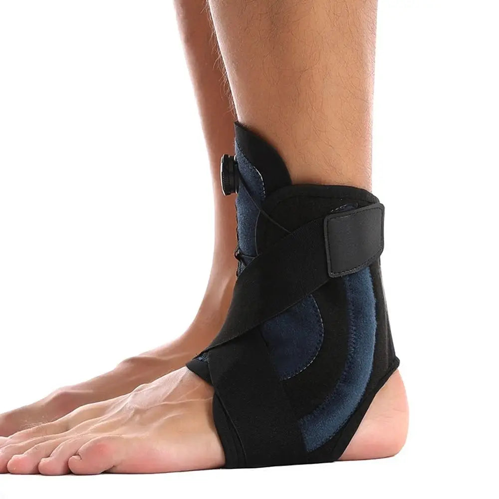 Adjustable Knob Ankle Support Brace Pressurized Support Fixed Sport Ankle Protectors Elastic Fit Breathable Ankles Stabilizers