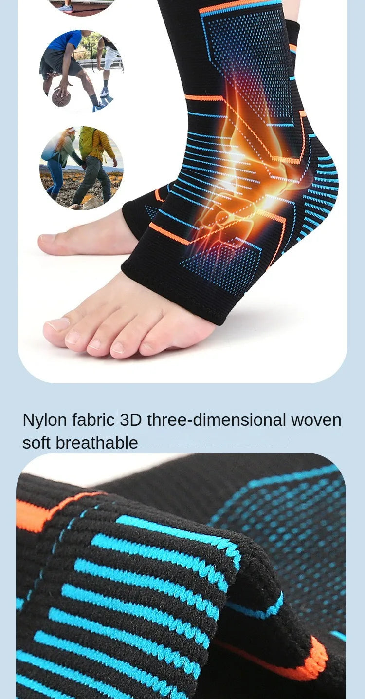 Arthritis Foot Sleeve Ankle Brace for Sprained Ankle Compression Sleeve - Plantar Fasciitis Relief Brace,Stabilizing Ankle Wrap