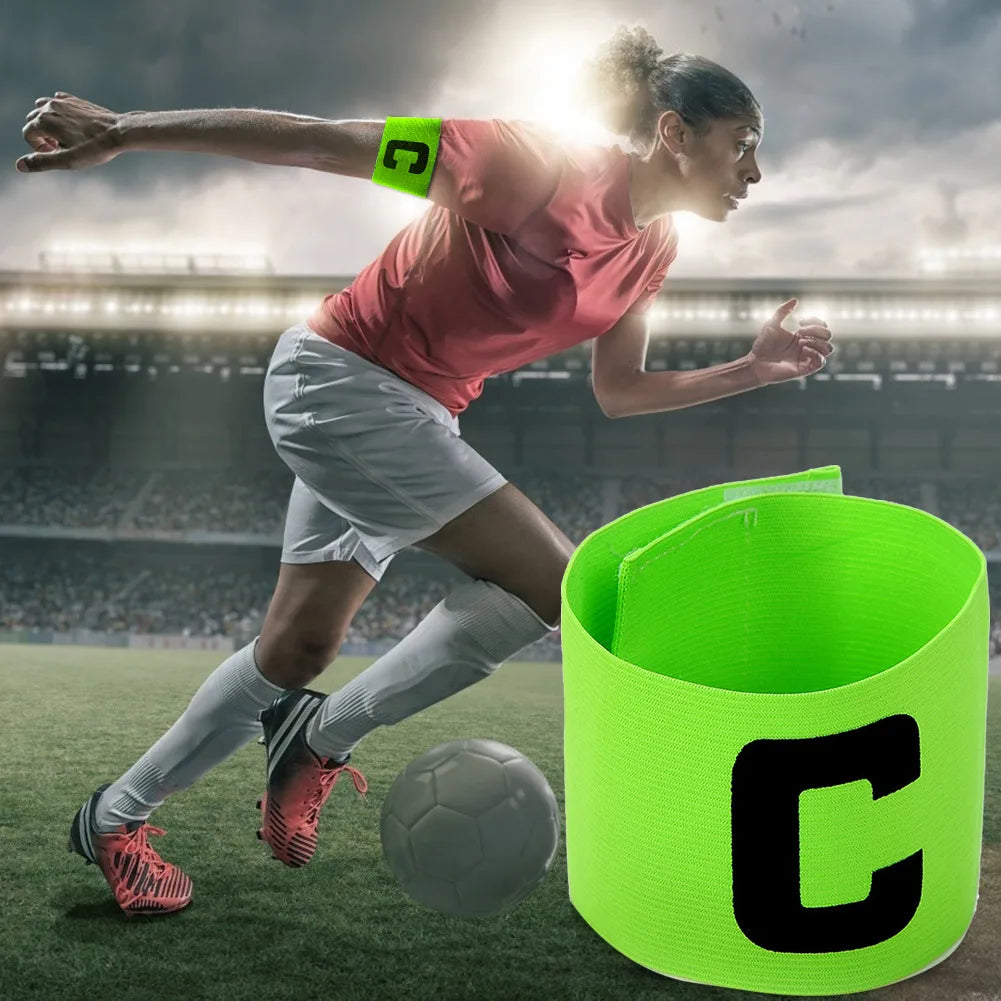 1-10PCS Kid Adults Football Captain Armband Football Training Equipment Soccer Arm Band Team Grouping Armband C Armband
