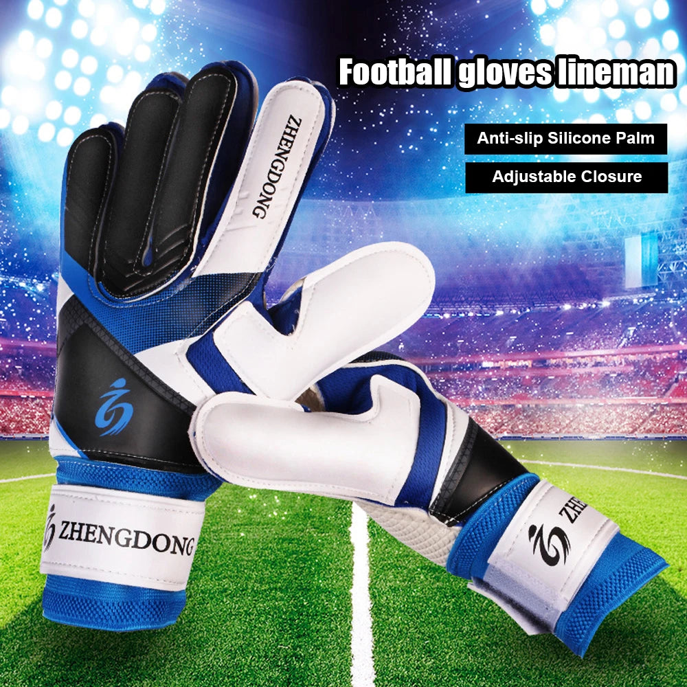 Youth Padded Football Gloves Flexible Grip Palm Soccer Lineman Goalie Goalkeeper Gloves for Kids Boys Men kids football gloves