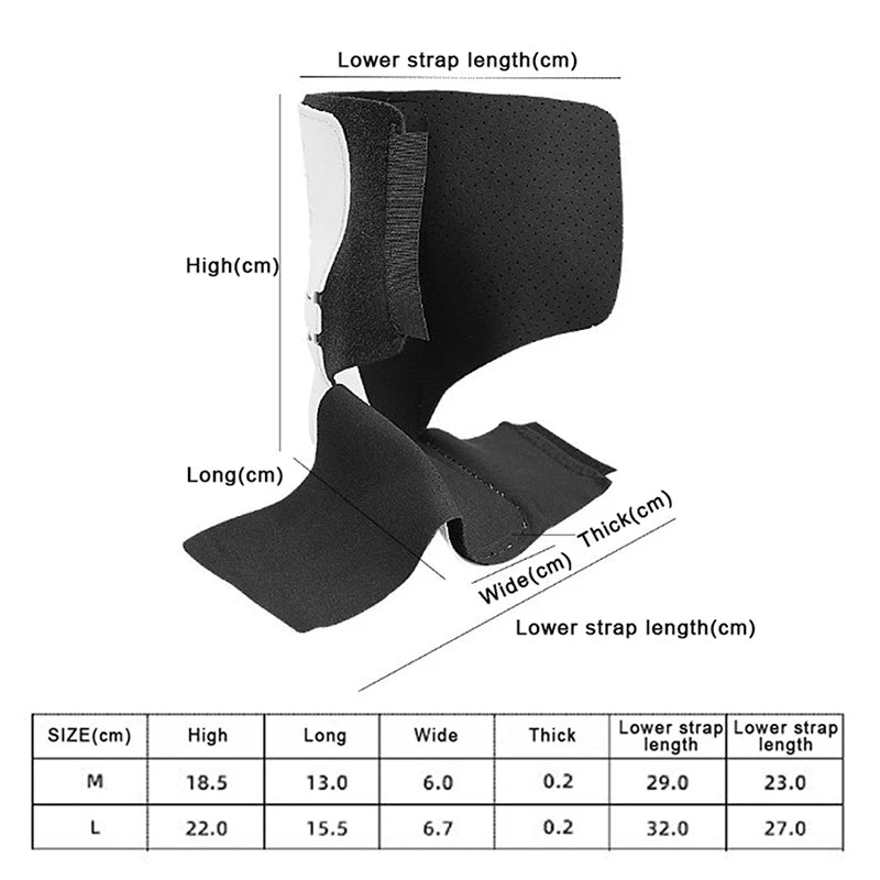 Drop Foot Orthosis Adjustable Left Right Ankle Sprain Orthosis Stabilizer Foot Protector For Hemiplegia Corrector Rehabilitation