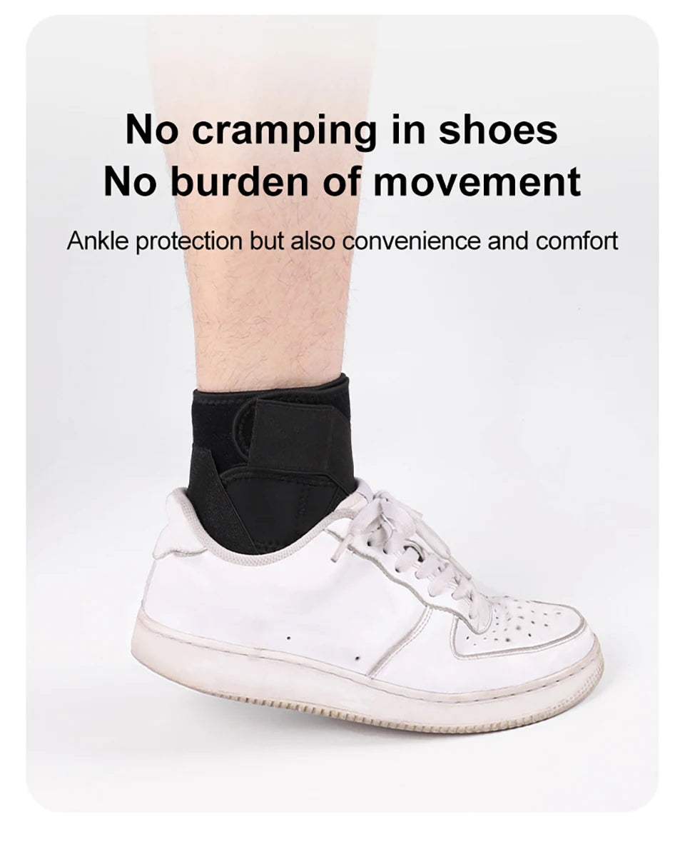 1Pcs Ankle support Comfortable Breathable Sports Compression Wraparound Ankle Protection Silicone Anti-slip Soccer Basketball