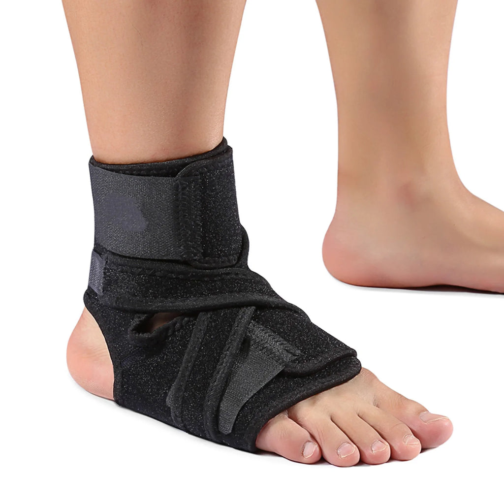 Foot Drop Ankle Brace Support Breathable Adjustable Compression Drop Foot Stabilizer Ankle Sleeve