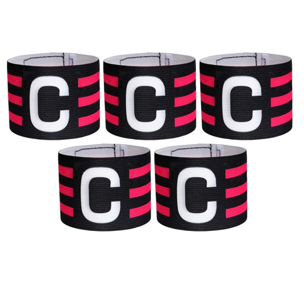 1-10PCS Kid Adults Football Captain Armband Football Training Equipment Soccer Arm Band Team Grouping Armband C Armband