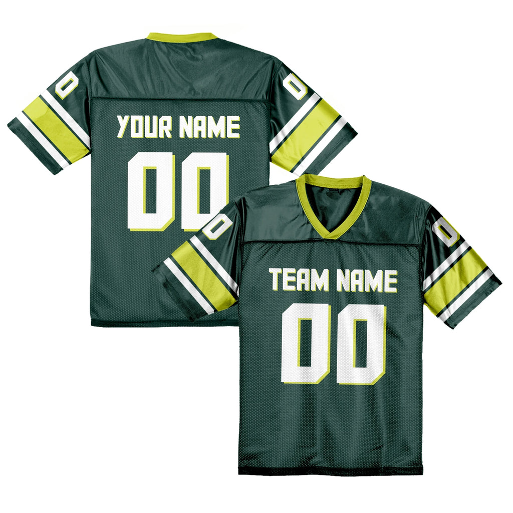 Custom American Football Shirt Pink Personalized Printed Football Jersey with Team Name Number Fans Gift for Men Women Youth