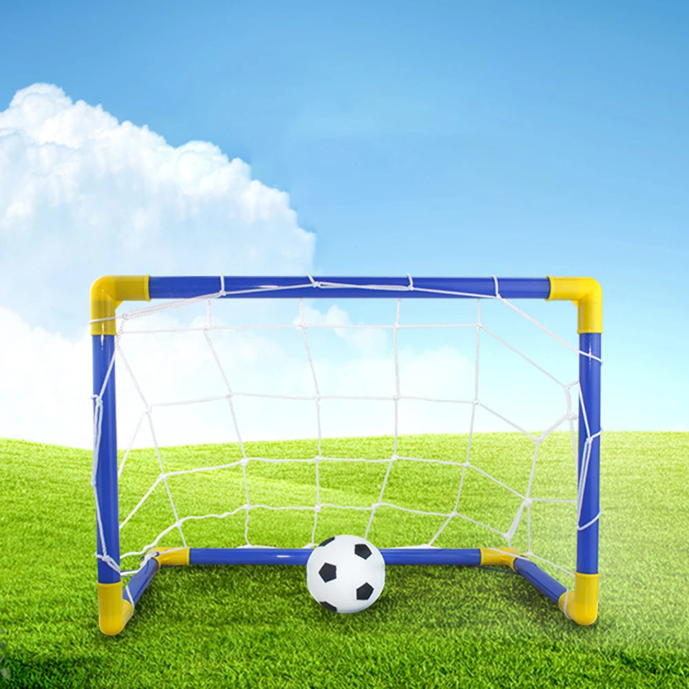 1pc Football Goal Post Frame Set Inflatable Football Lightweight Portable 447X250X323Mm Plastic Team Sports Soccer Accessories